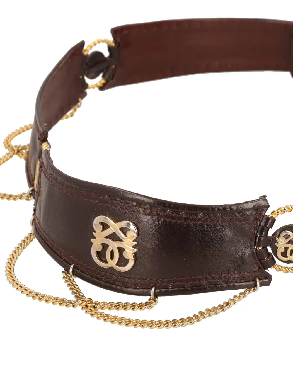 Pre-owned Pirovano Vintage Leather Belt