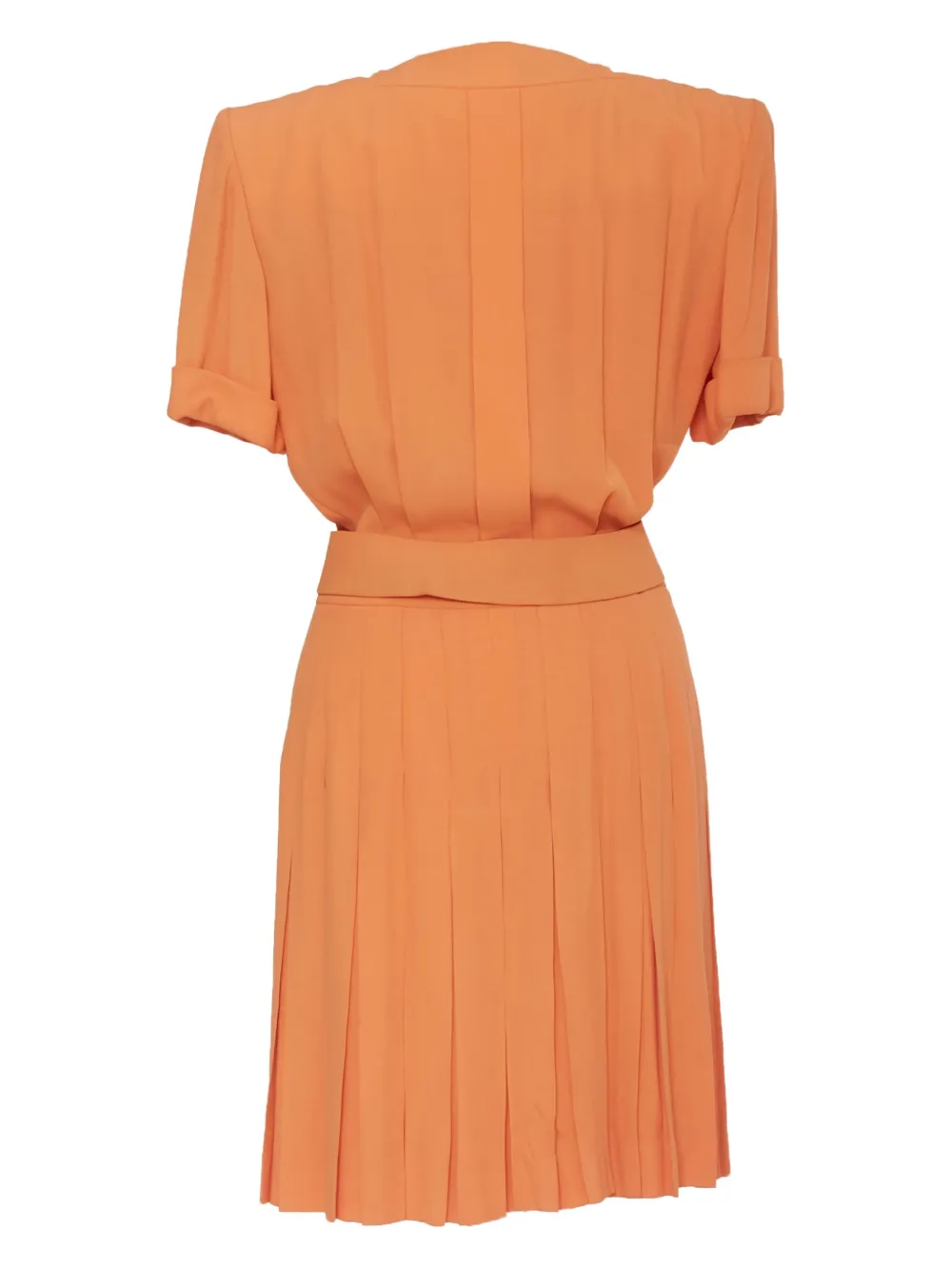 Sabbadini Pre-owned geplooide jurk - Oranje
