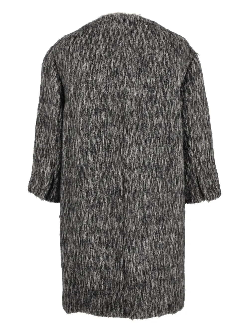 Prada Pre-Owned brushed-finish coat | Image 2