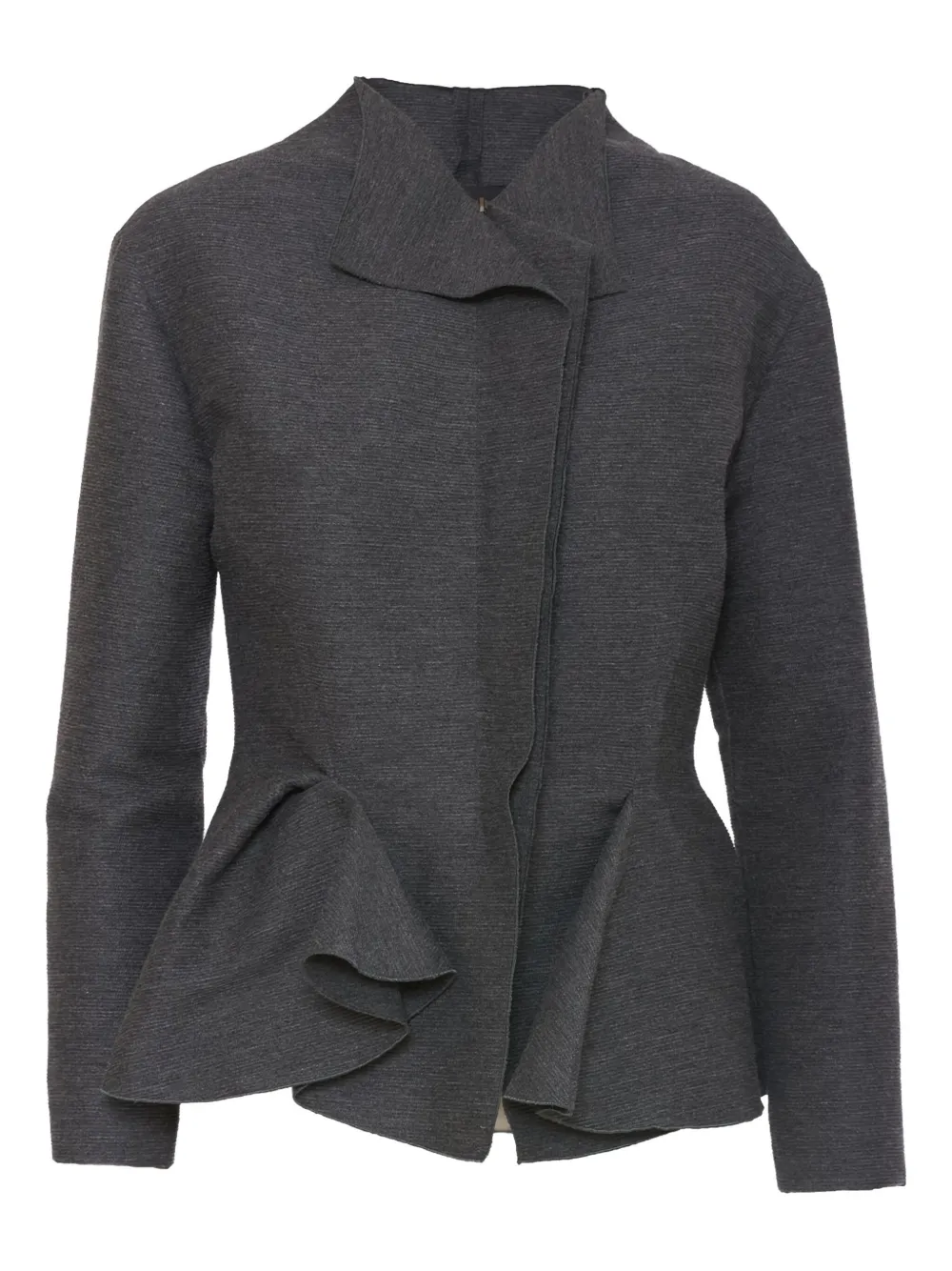 ruffle-detail jacket