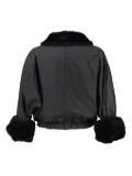 Vintage shearling jacket - Black