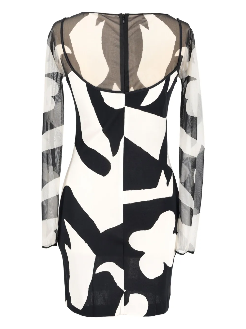 Gianfranco Ferré Pre-Owned Mini-jurk met bloemenprint - Zwart