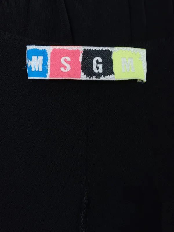 【関税込み】MSGM ブラック 刺繍 フーディ PINK HOUSE｜シグネチャーモチーフ刺繍フーディ | Rakuten