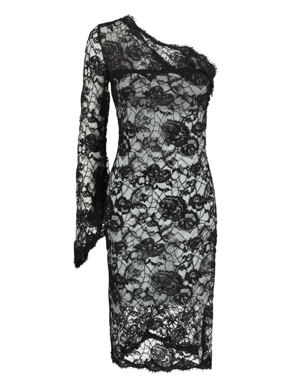 Pre-owned Pucci Lace-detailing Midi Dress