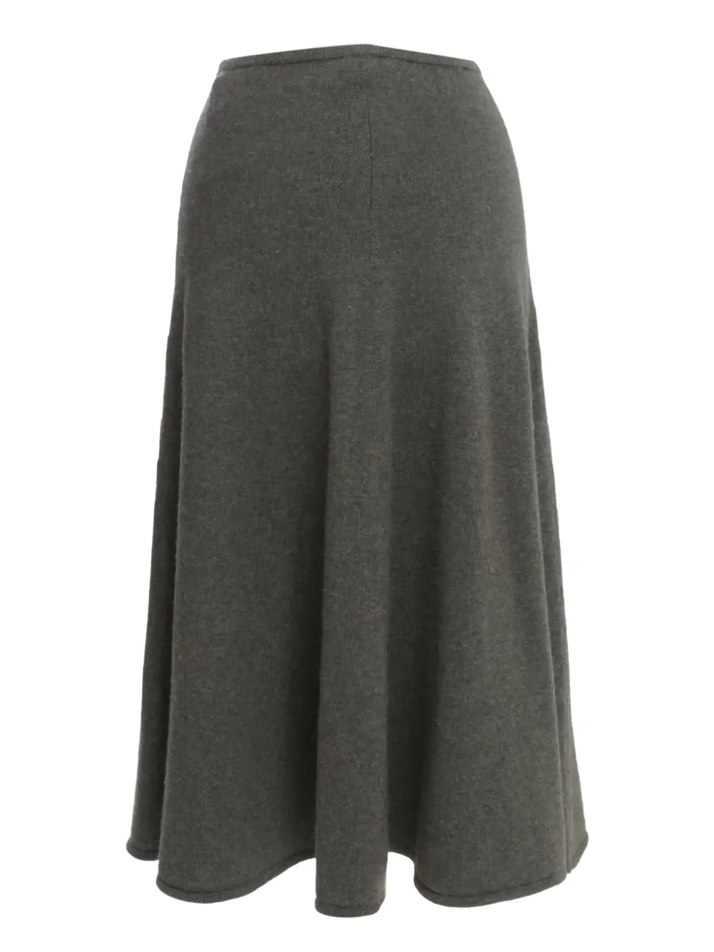 Loro Piana Pre-Owned cashmere midi skirt - Grijs