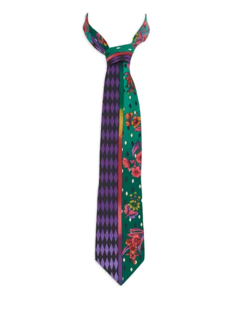 Versace Pre-Owned 1980s patterned silk tie