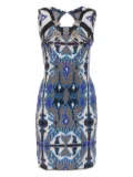 Gucci Pre-Owned v-neck dress - Blue