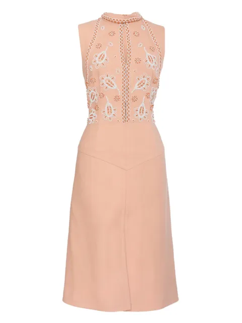 Vintage wool midi dress