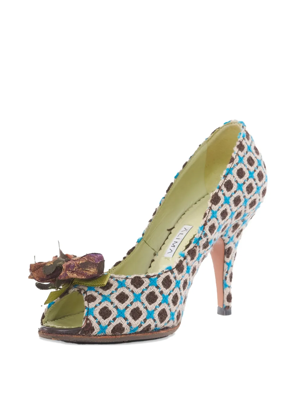 Vintage Alima pumps - Blauw