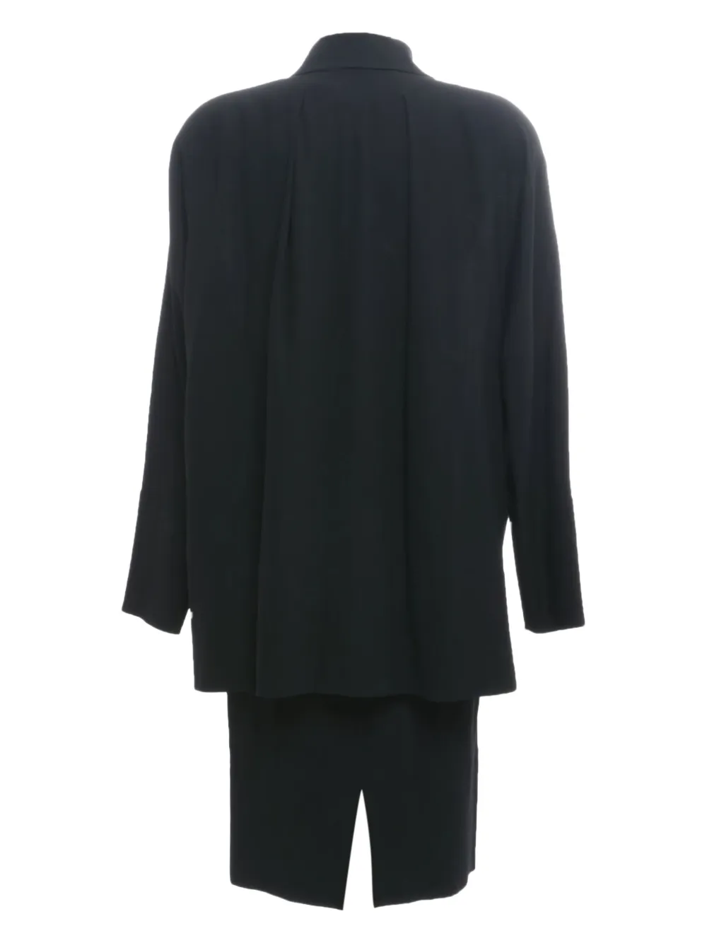Gianfranco Ferré Pre-Owned traje de falda con botones de joyas 1980 | Image 2