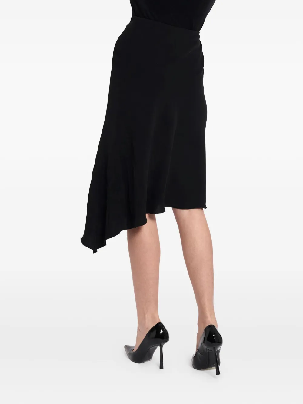 Pre-owned Emporio Armani 2000s Asymmetric Midi Skirt