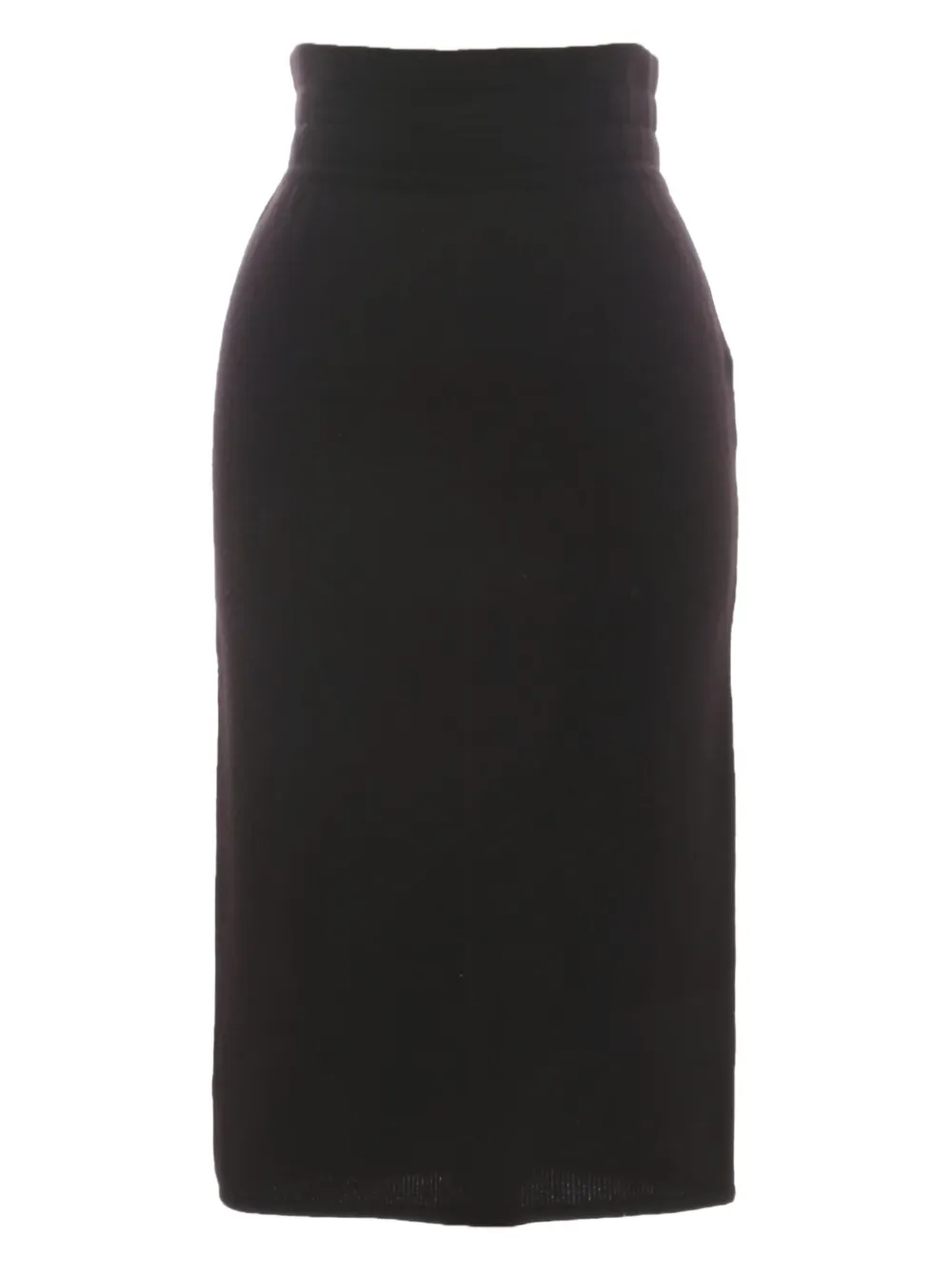 Alaïa Pre-Owned 1980s wollen kokerrok - Bruin
