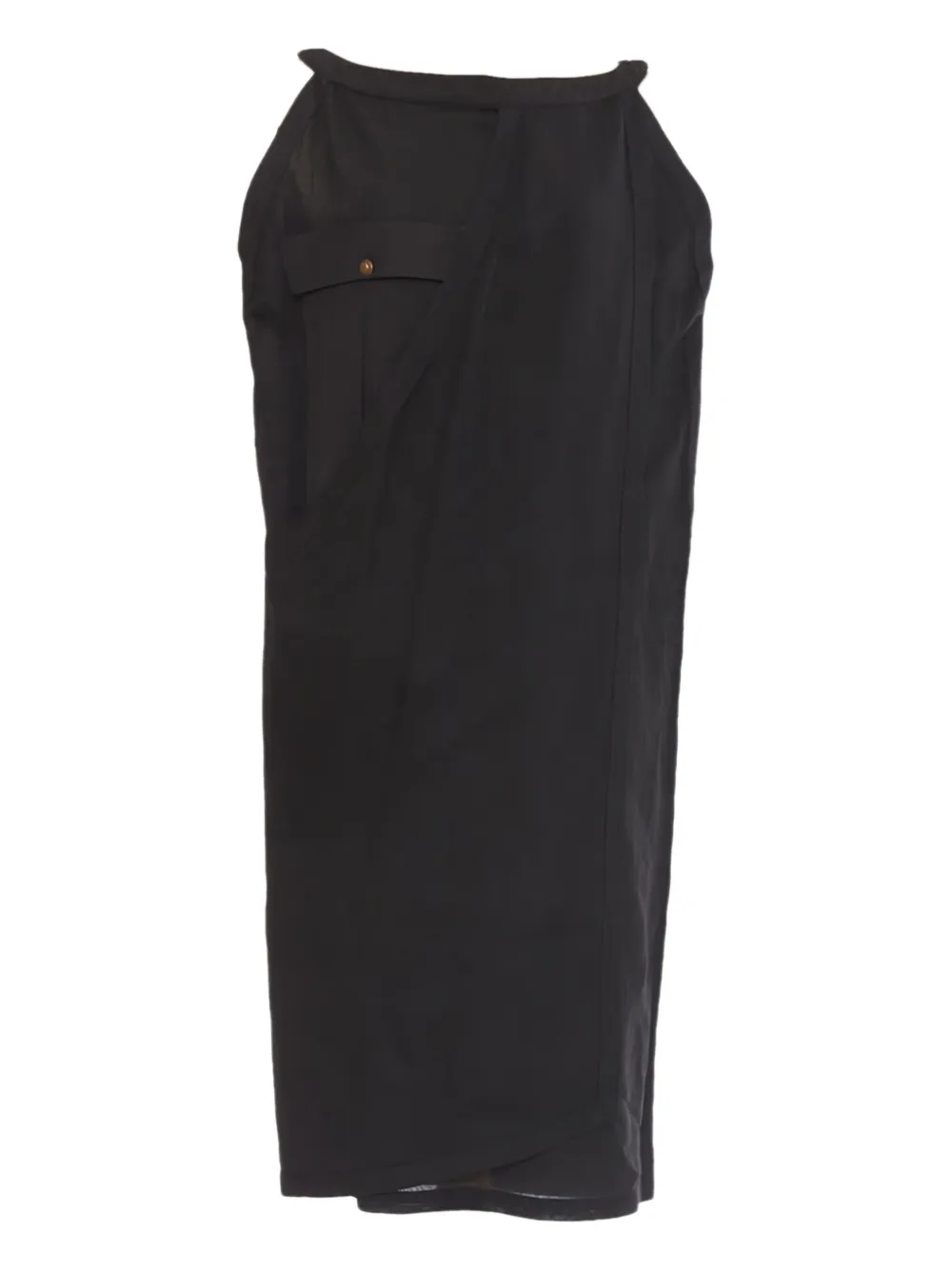 Versace Pre-Owned vestido midi de tejido jersey | negro | Image 1