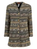 Missoni Pre-Owned zig zag-pattern jacket - Green