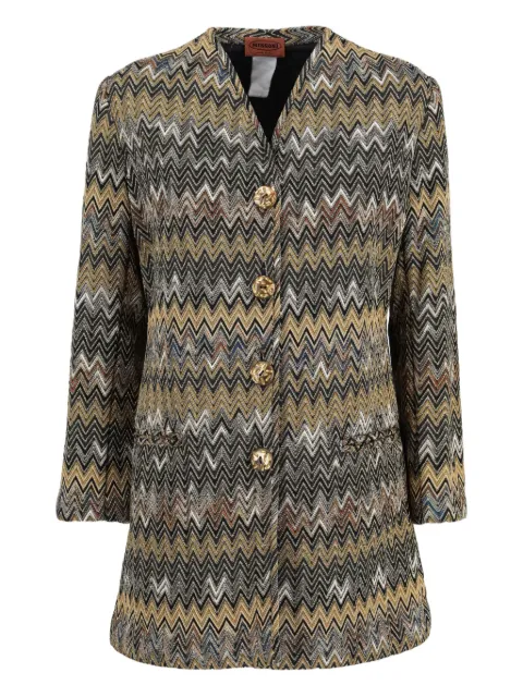 Missoni Pre-Owned zig zag-pattern jacket