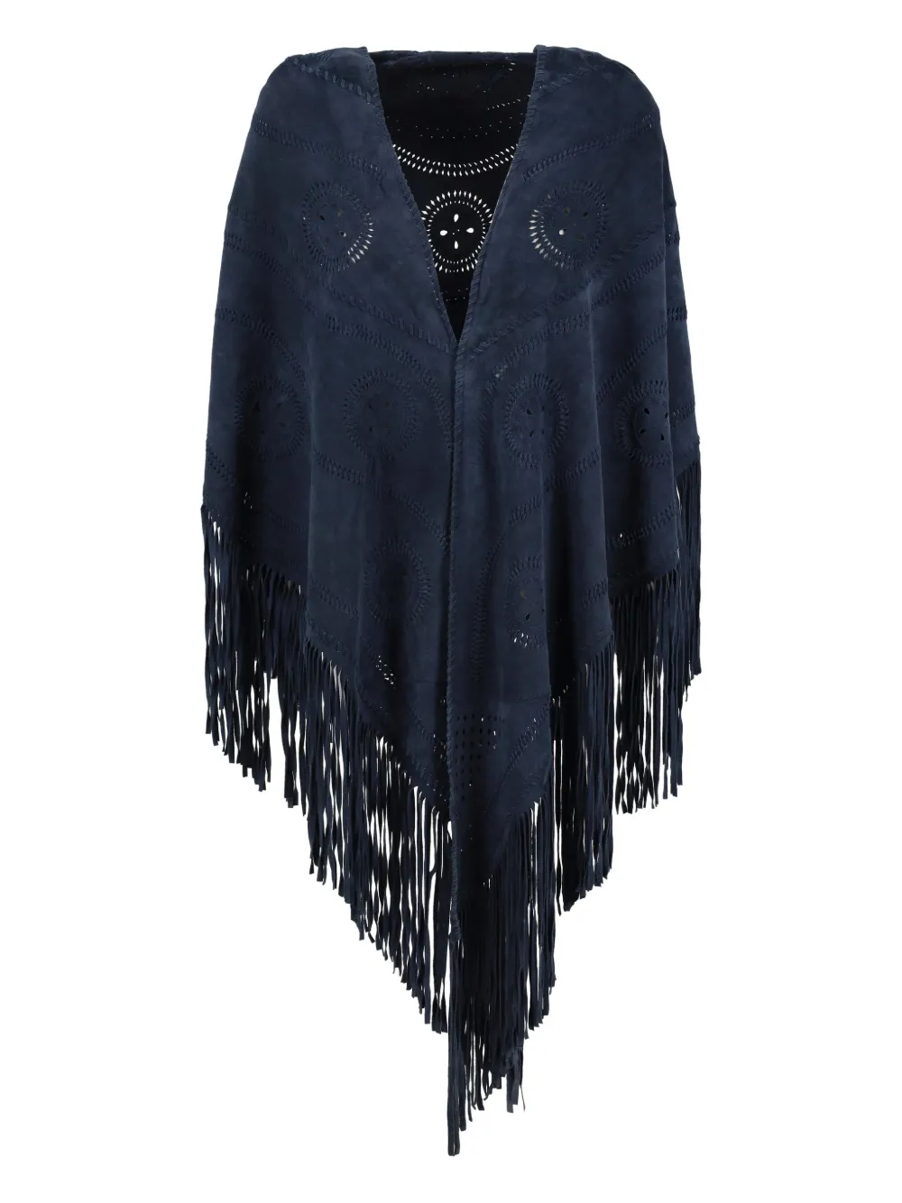 Pre-owned Vintage  Suede Shawl