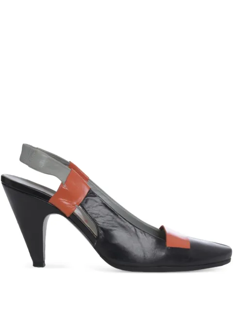 Miu Miu Pre-Owned 60mm leather slingback pumps