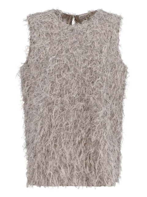 Brunello Cucinelli Vintage lurex fringed top