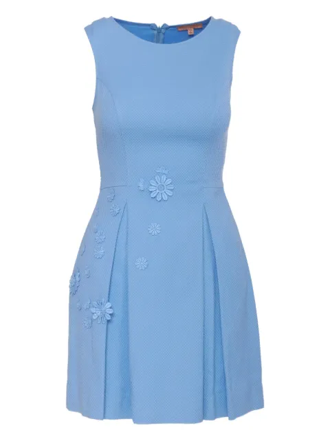 Ermanno Scervino Vintage floral-appliqué mini dress