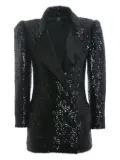 Emanuel Ungaro Pre-Owned 1980s sequin-embellished blazer - Black