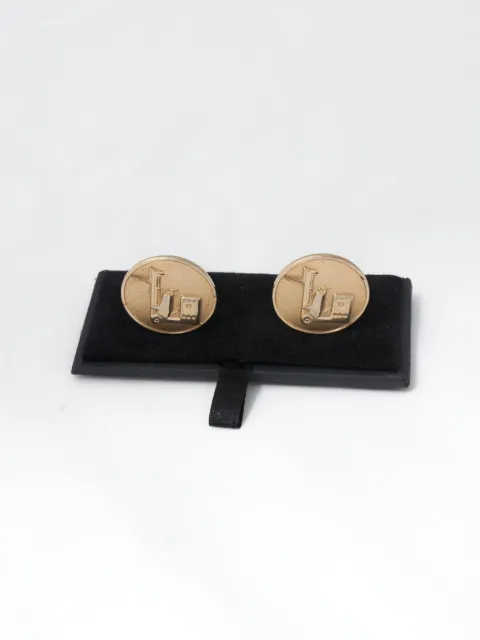 Vintage 2010 Pre-Owned Round cufflinks