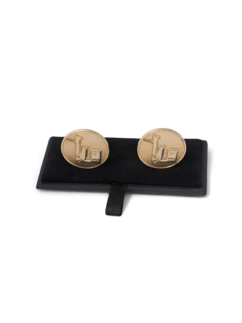 Vintage 2010 Pre-Owned Round cufflinks