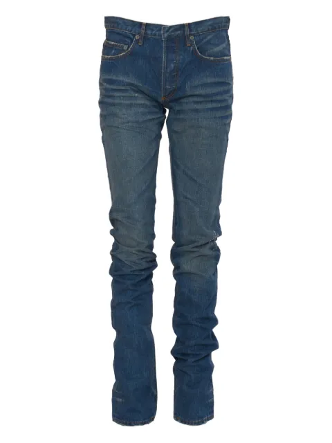 Christian Dior Pre-Owned raw-cut jeans