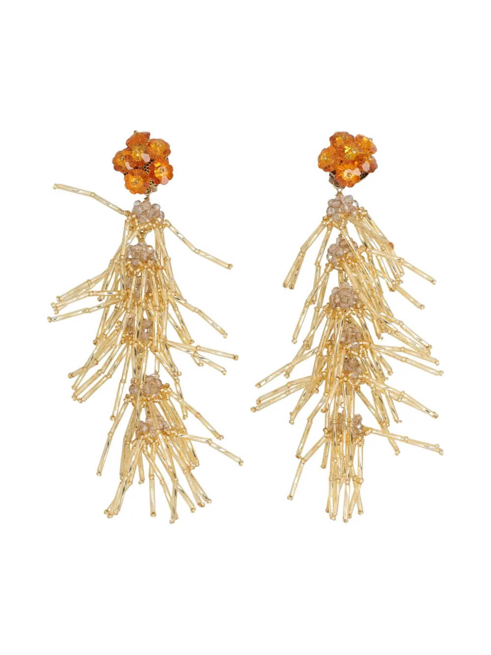 Coppola E Toppo Vintage Pre-owned Ohrringe mit Perlen | Gold | Image 1