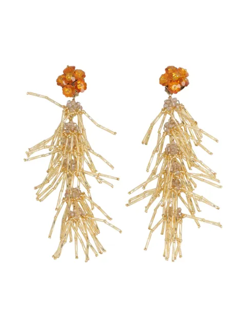 Coppola E Toppo Vintage pre-owned bead-embellished earrings 