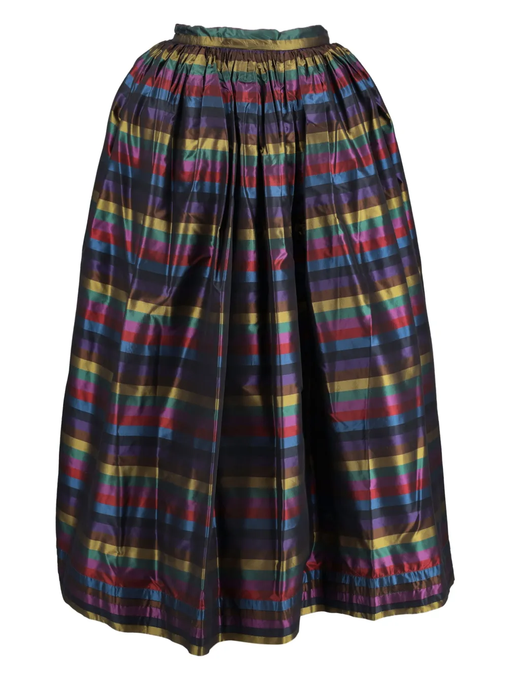 Pre-owned Vintage  Striped Skirt Suit