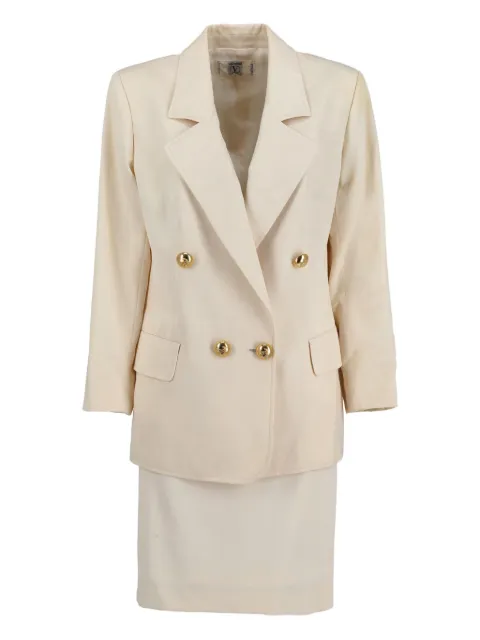 Valentino Garavani Pre-Owned بدلة بصفي أزرار