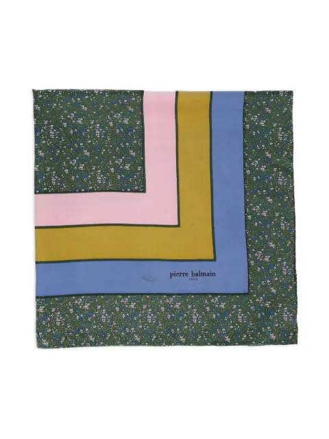 Balmain Pre-Owned silk scarf