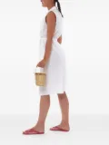 Coccinelle pre-owned belted shirt-style midi dress - White