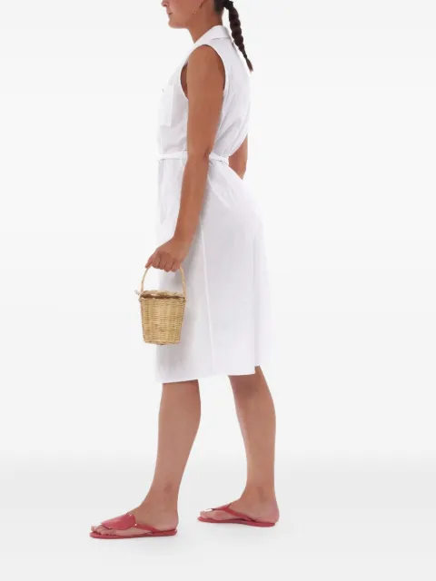 Coccinelle pre-owned belted shirt-style midi dress