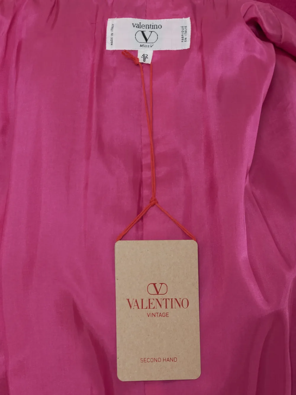 Valentino Garavani Pre-Owned 1980 wool coat - Roze