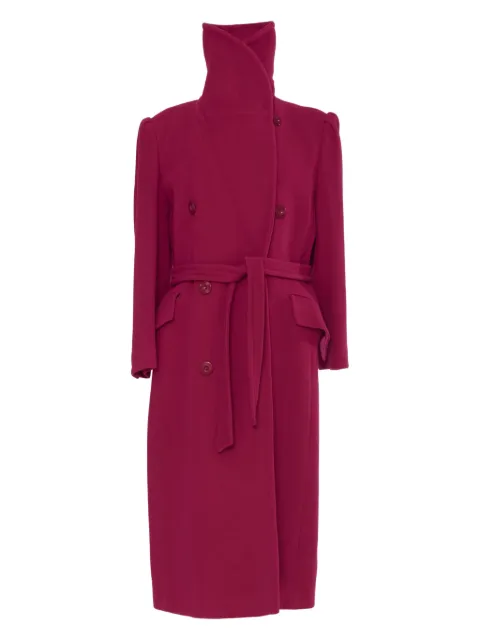 Valentino Garavani Pre-Owned معطف صوف 1980