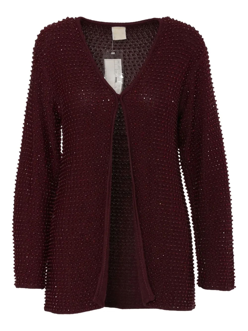 Krizia Pre-Owned cardigan à col v | rouge | Image 1