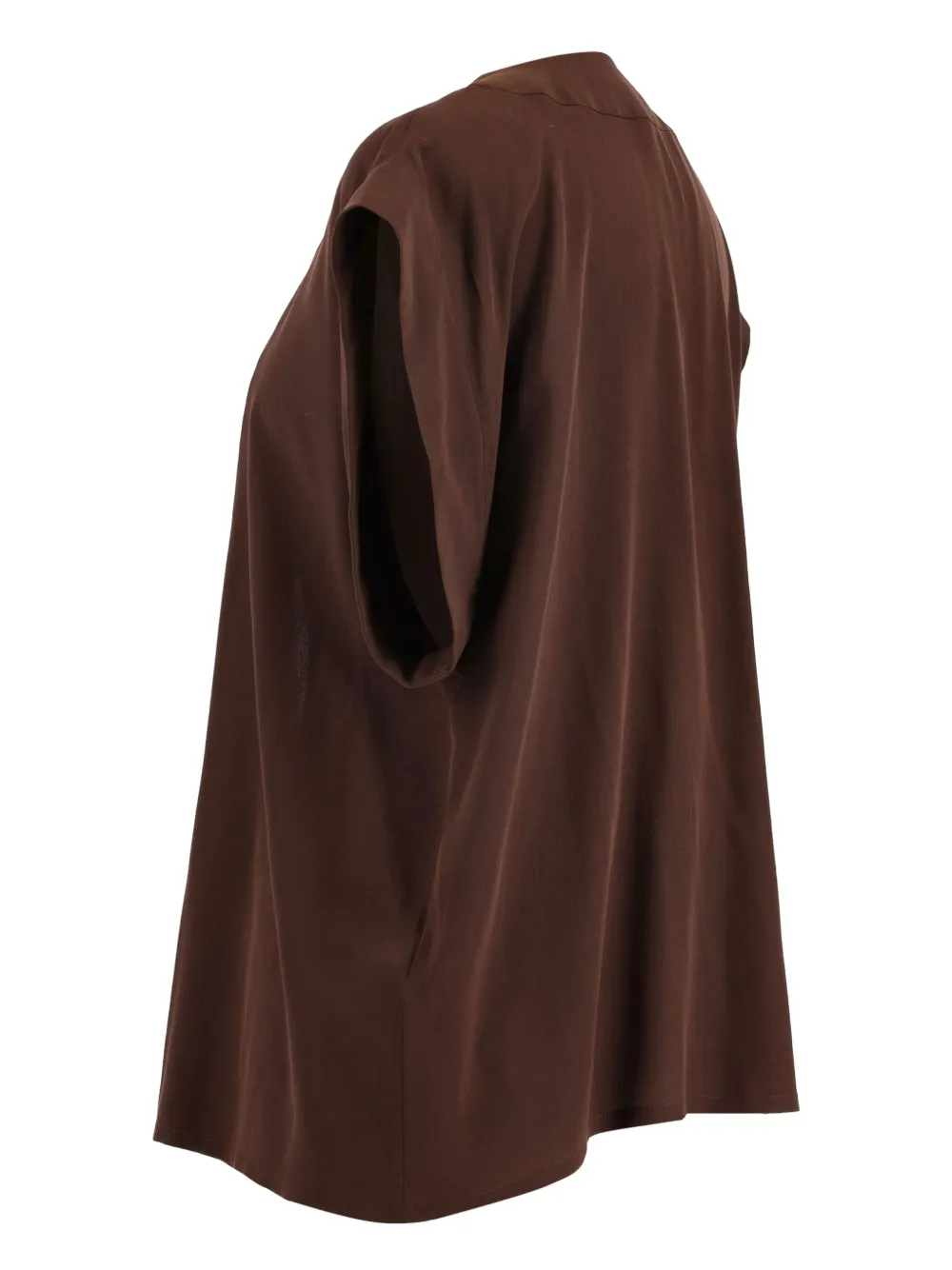 Pre-owned Celine Silk Cardigan In Brown