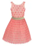 Manoush floral-embroidered mini dress - Pink