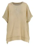 Brunello Cucinelli Vintage draped top - Gold