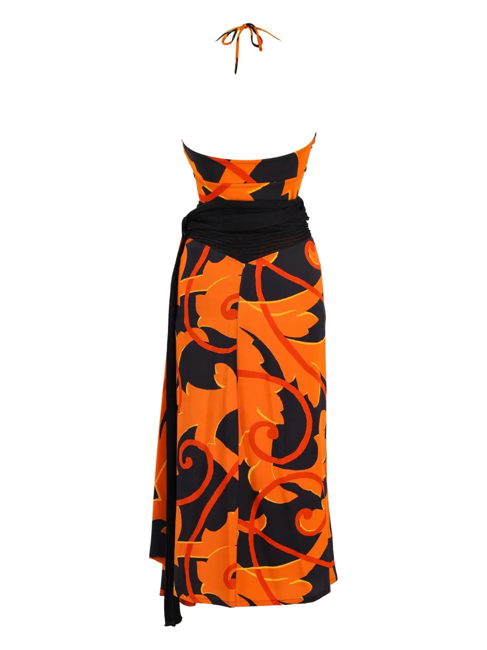 Gianfranco Ferré Pre-Owned abstract-pattern print midi dress | Image 2