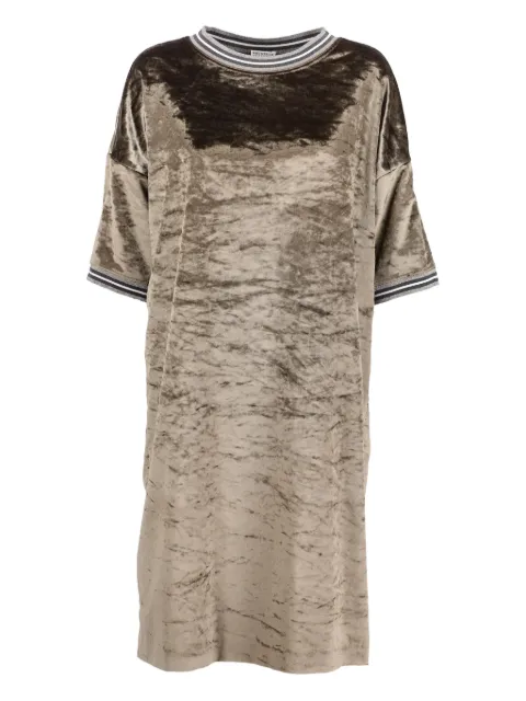 Brunello Cucinelli Vintage vestido de archivo con cuello redondo