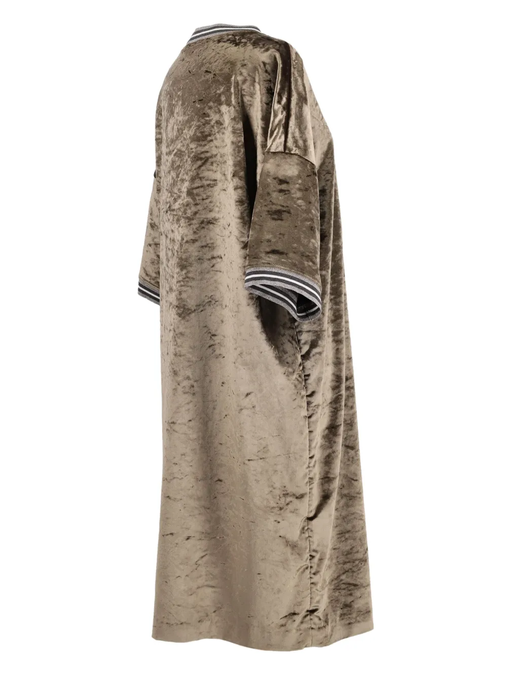 Brunello Cucinelli Vintage robe pre-owned à col rond | Image 2