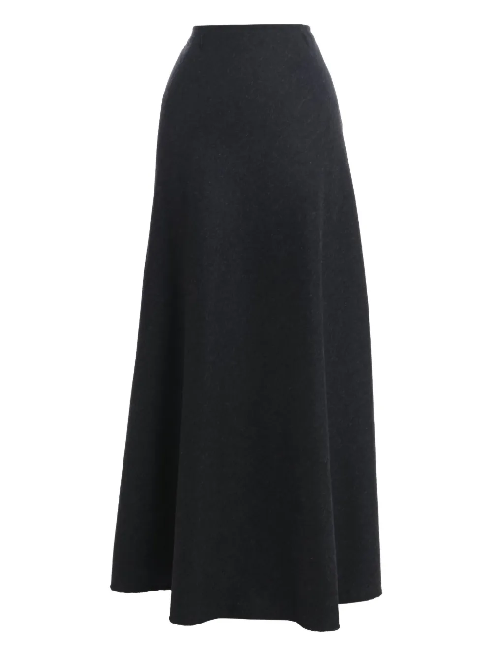 Vintage pre-owned wool maxi skirt | Grey | Image 1