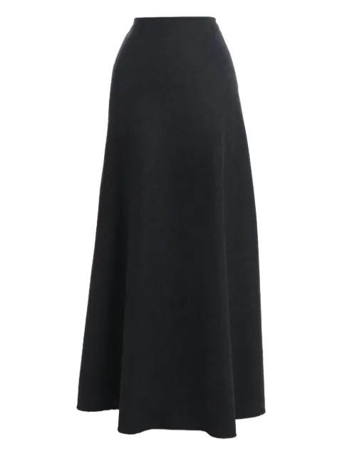 Vintage pre-owned wool maxi skirt