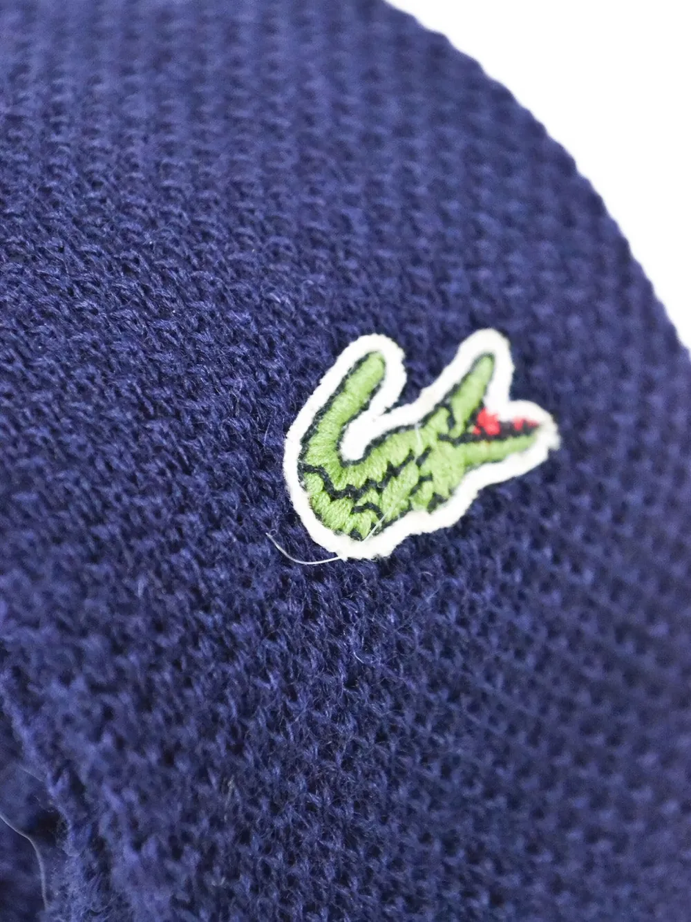 Pre-owned Lacoste Vintage 1970s Wool Knitted Tie
