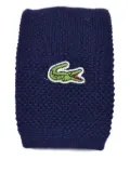 Lacoste Vintage 1970s wool knitted tie - Blue