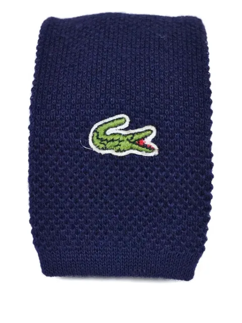 Lacoste Vintage 1970s wool knitted tie