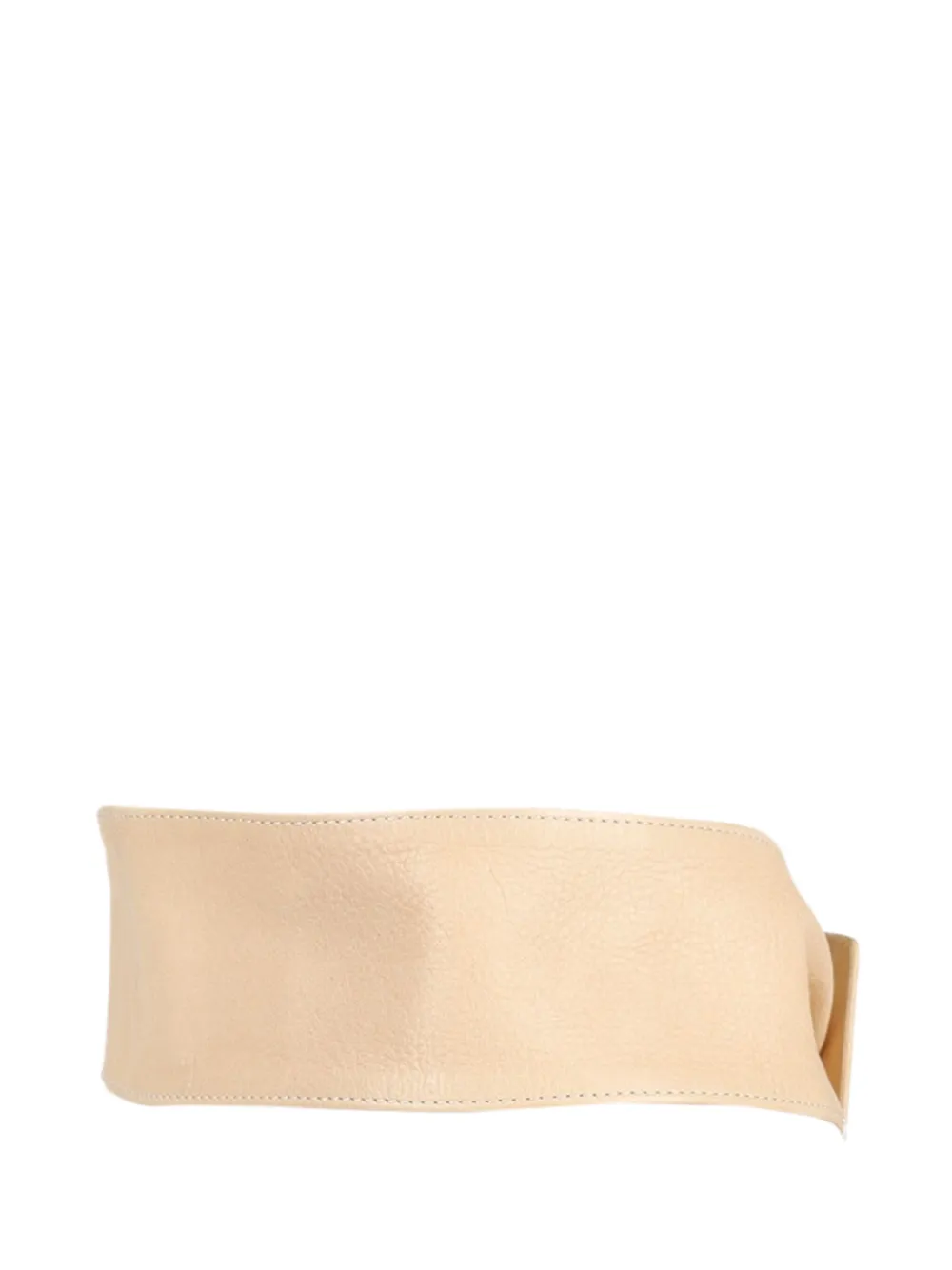 Pre-owned Vintage Leather Maxi Belt