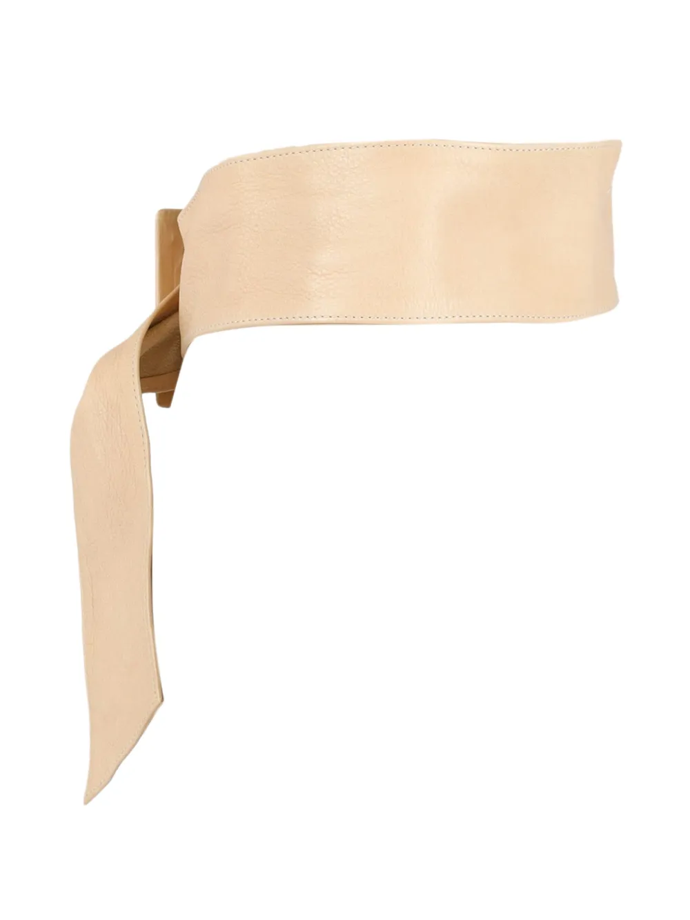 Pre-owned Vintage Leather Maxi Belt